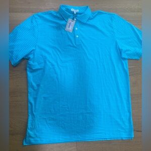 Peter Millar Vibrant colors Pima polo size XL NWT